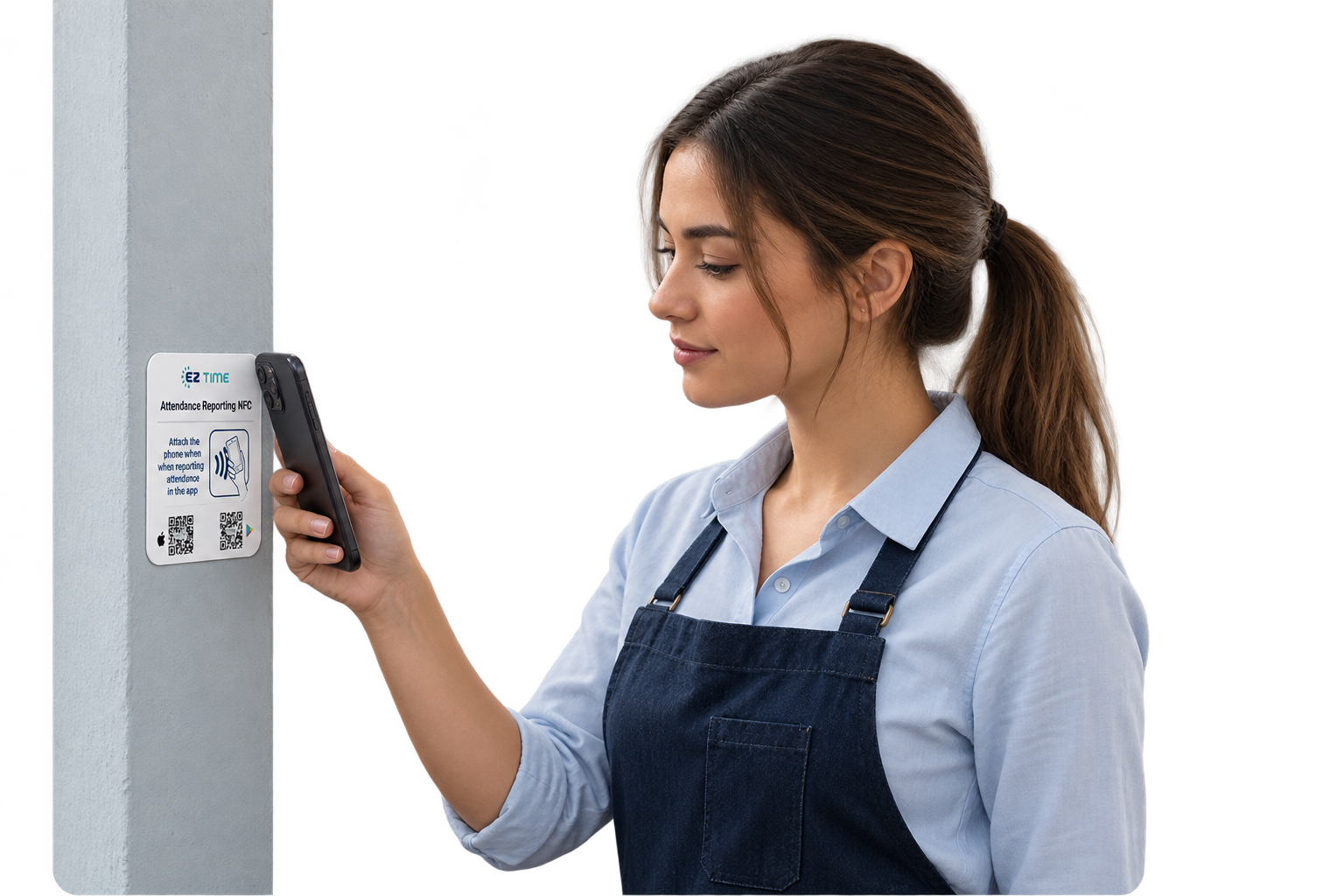 מדבקת NFC או QR - EZTime